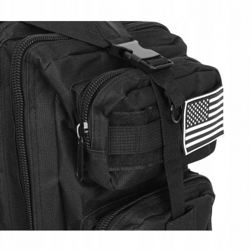 Survival rugzak - 26 liter - MOLLE systeem - Zwart