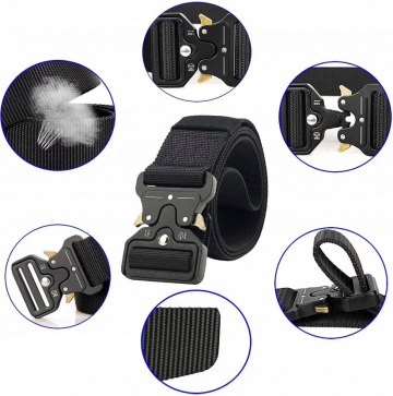 Survival riem - 125cm - Zwart