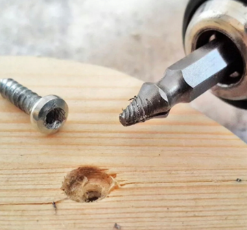 Schroef uitdraai set - 4 stuks - Verschillende maten