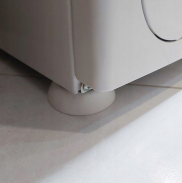 Rubberen schokdempers - Voor huishoudapparatuur - 4 stuks - Wit