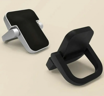 Laptop pootjes - Kantelbaar - Aluminium - Met plakstrip - Zilver