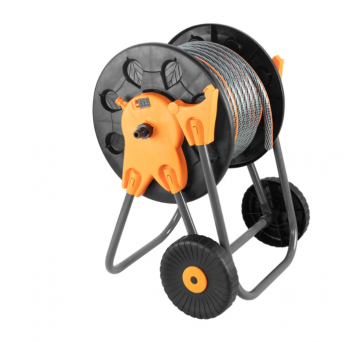 Tuinslang haspel - 60 meter - Op wielen
