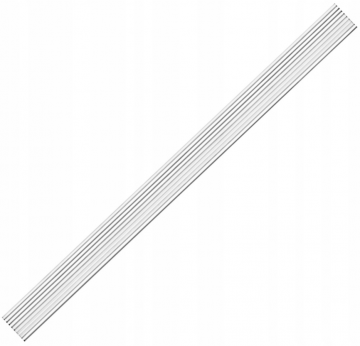 Tocht strip - Voor deuren - 1 meter - Wit