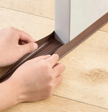 Tocht strip - Voor deuren - 1 meter - Wit