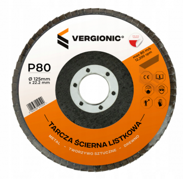 Slijpschijf - Lamellenschijf - 125mm - P80