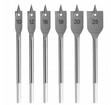 Speedboren set - 6 delig - Houtbewerking