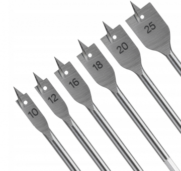 Speedboren set - 6 delig - Houtbewerking