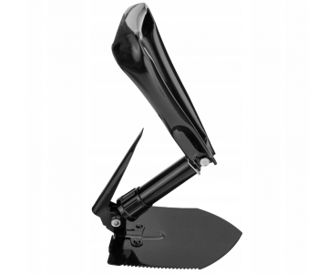 Survival schep - Multifunctioneel - Opvouwbaar met hoes - Zwart