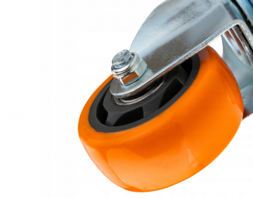 Zwenkwiel - 75mm - 100kg - Oranje