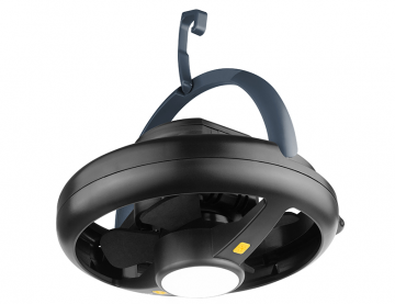 Kampeer lamp - Oplaadbaar - Met ventilator en powerbank