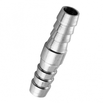 Slangpilaar - Voor 12mm slang - Messing - Per stuk