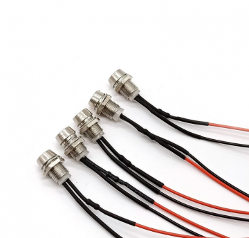 Mini LED spotverlichting - Roze - 10mm - 12/24V