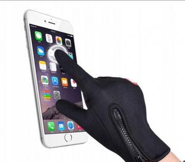 Sporthandschoenen - Maat L - Touchscreen - Zwart