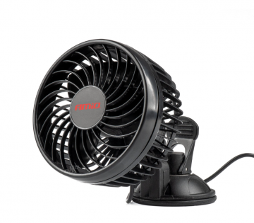 Auto ventilator - 4,5 inch - 12V - Met zuignap