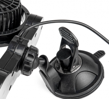 Duo auto ventilator - 4 inch - 24V - Met zuignap