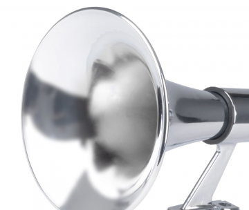 Claxon toeter - 640 mm - chrome - 120 decibel - luchthoorn