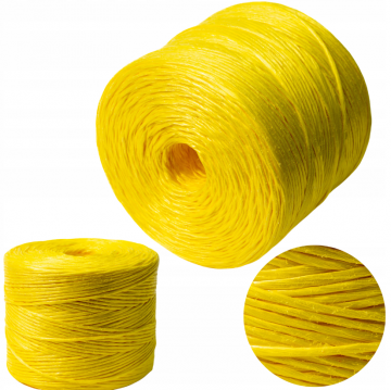 Touw op rol - 1000 meter - Geel