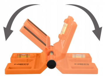 Magnetische waterpas - Horizontaal + verticaal - Verstelbaar