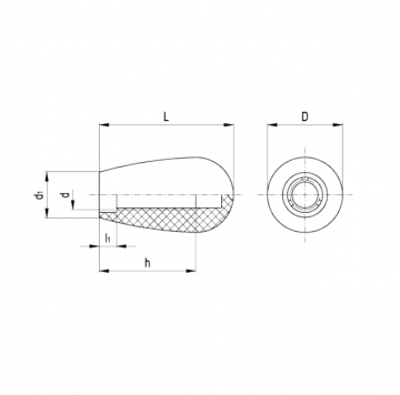Kegelknop - M10 - 55mm