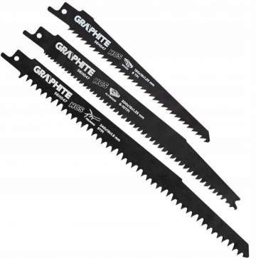 Reciprozaagbladen set - Voor houtbewerking - 3 stuks