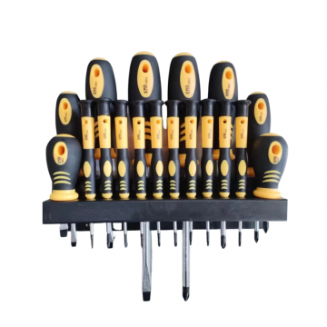 Schroevendraaier set - 18 delig - Met houder