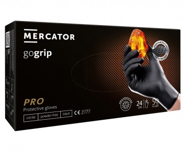 Nitril handschoenen - Poedervrij - Maat M - Zwart - Doos 50 stuks