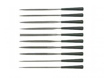 Naaldvijlen set - 140 x 3mm - 10 stuks