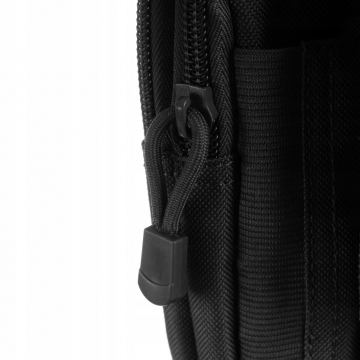 Survival heuptas + riem - MOLLE systeem - Waterdicht - Zwart