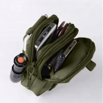 Survival heuptas + riem - MOLLE systeem - Waterdicht - Legergroen