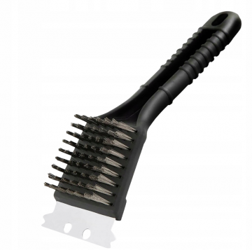 Staalborstel voor grill - Met schraper