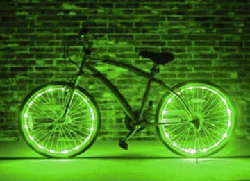 LED fietswiel verlichting - 20 LED - Groen 5