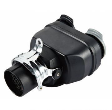 Aanhanger verloopstekker tweevoudig - 15 naar 7 polig