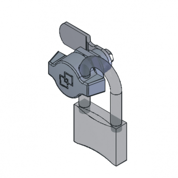 Vlinderslot - 29mm - voor hangsloten