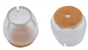 Afdekkap voor meubelpoot - 25 tot 29mm - Met vilt