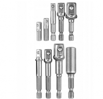 Bit adapter set - 9 stuks - Verschillende maten