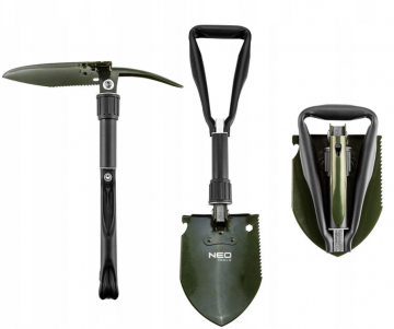 Multifunctionele schep - 5 in 1 - Opvouwbaar - Met hoes