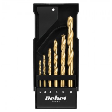 HSS spiraalboor set - 6 delig