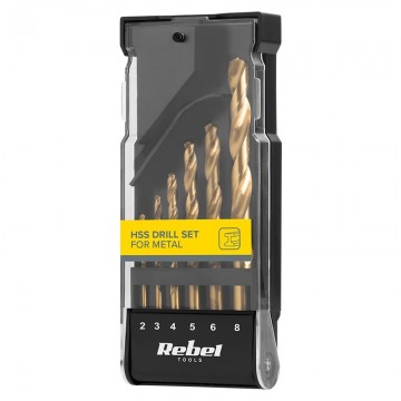 HSS spiraalboor set - 6 delig