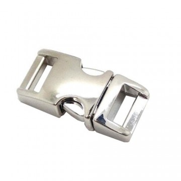 Paracord  metalen buckle / sluiting - Silver