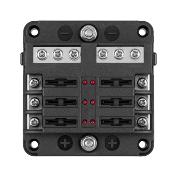 Zekeringkast - 6 contacten - 32V