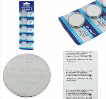 Lithium knoopcel CR2430 (5 stuks)