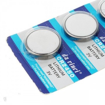 Lithium knoopcel CR2450 (5 stuks)