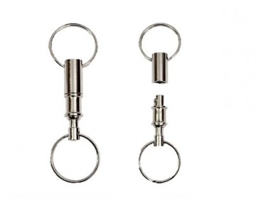Sleutelring GROEN deelbare sleutelhanger - Aluminium