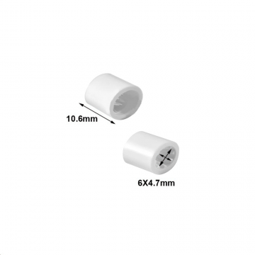 Sluiting voor polsbandje - Met weerhaakjes - Zwart - Per stuk