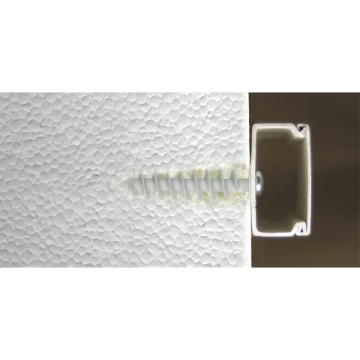 Plug voor isolatieplaten - 120 x 25mm - Kunststof - Per stuk