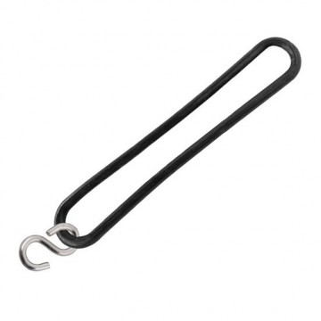 Spanrubber + S haak 40cm - 8mm
