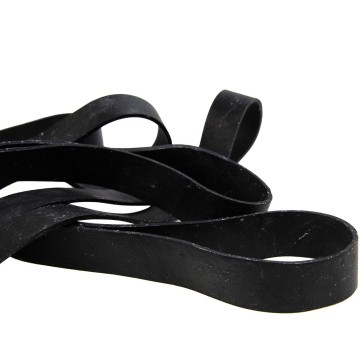 Spanrubber plat 32cm 10 stuks zwart1