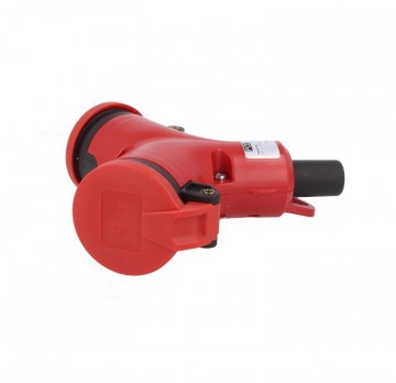 Stekker splitter - 16 Ampere 3500 Watt - geaard - IP44