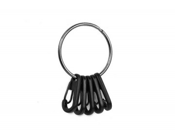 Springring 1Sleutelring voor 5 sleutels - sleutelhanger