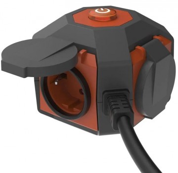 Stekker doos ip44 stootbestendig 1